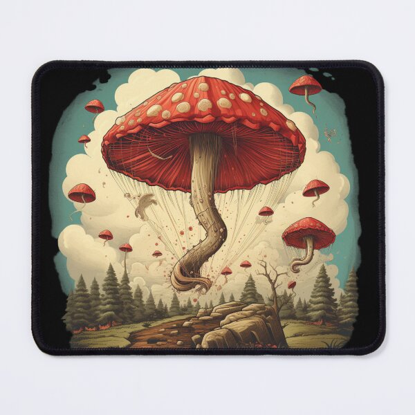 Item preview, Toadstools, Amanita, Kite Vintage style, designed and sold by Sunmoonlove.