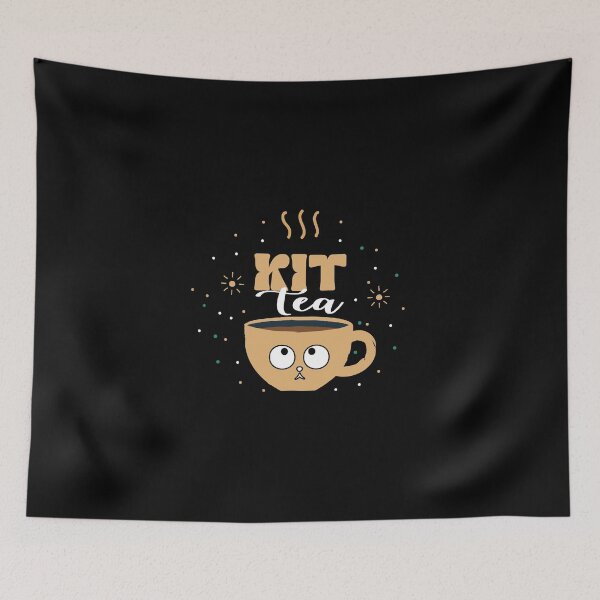 Item preview, Kit Tea . Funny Cat Lover Gift Cute Black Cat Unisex Form  designed and sold by storefoxmix.