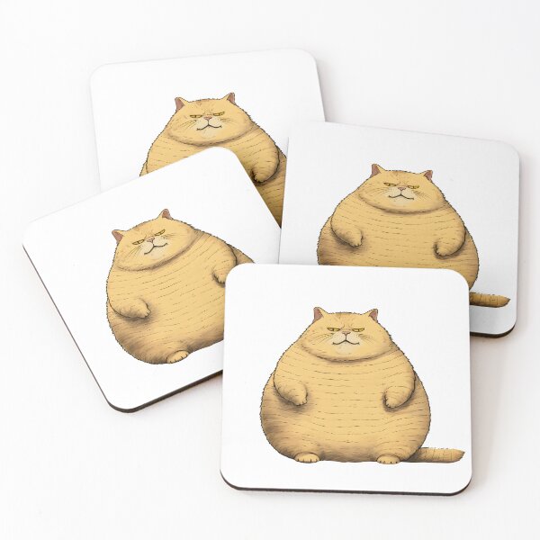 Item preview, Ivan the Happy Giant Fat Orange Cat designed and sold by Meowski & Co..