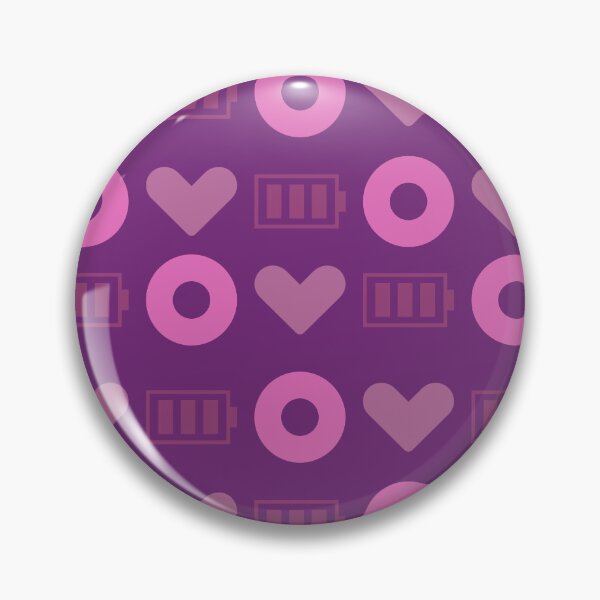 Item preview, Hearts Stamina Energy Cell Pattern designed and sold by LinksLovables.