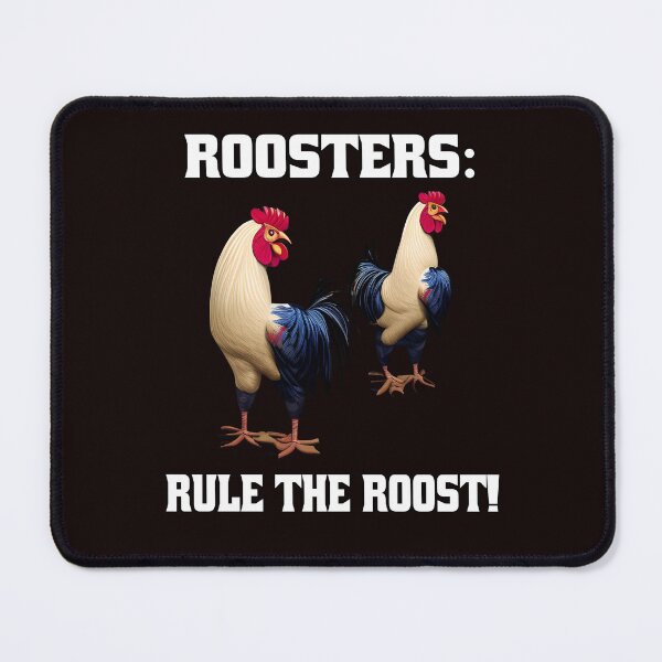 Item preview, Funny Chicken Farmer Humor Roosters: Rule The Roost designed and sold by fantasticdesign.