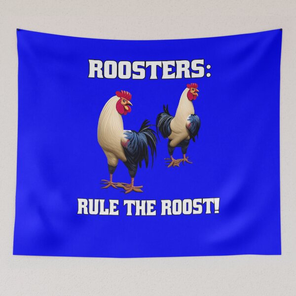 Item preview, Funny Chicken Farmer Humor Roosters: Rule The Roost designed and sold by fantasticdesign.
