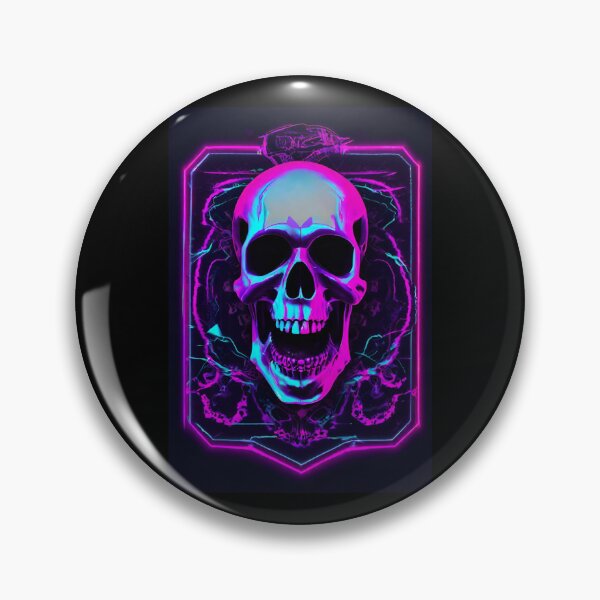 Item preview, Neon Death Skull Design designed and sold by FunArtDesigns00.