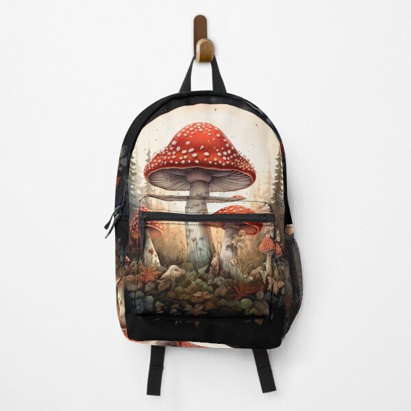 Item preview, Toadstools, Mmushroom venenoso, Amanita vintage al amanecer en el bosque designed and sold by Sunmoonlove.