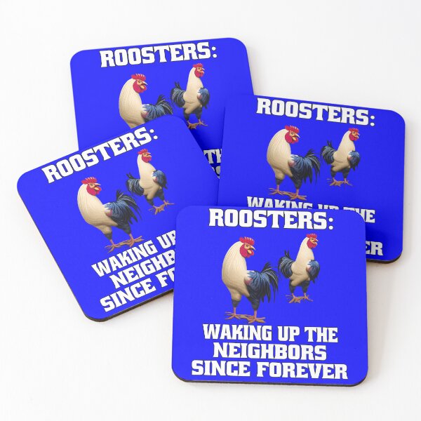 Item preview, Funny Chicken Farmer Humor Roosters: Waking Up The Neighbors Since Forever  designed and sold by fantasticdesign.