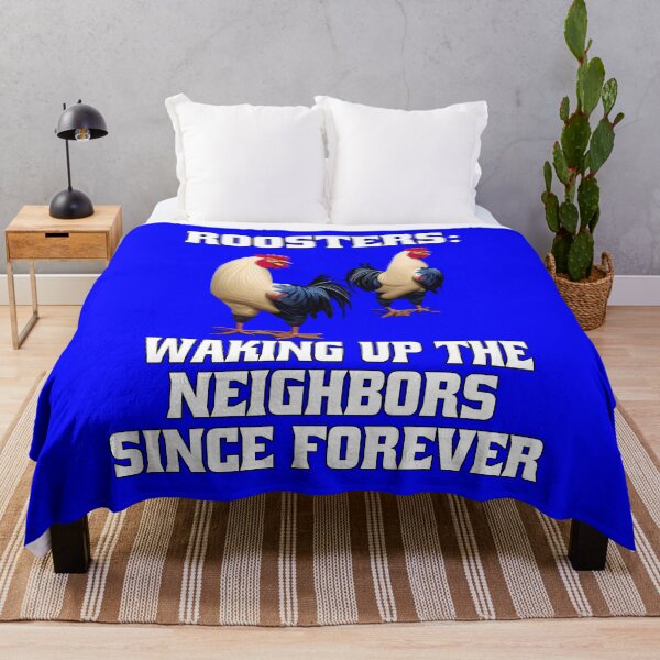 Item preview, Funny Chicken Farmer Humor Roosters: Waking Up The Neighbors Since Forever  designed and sold by fantasticdesign.