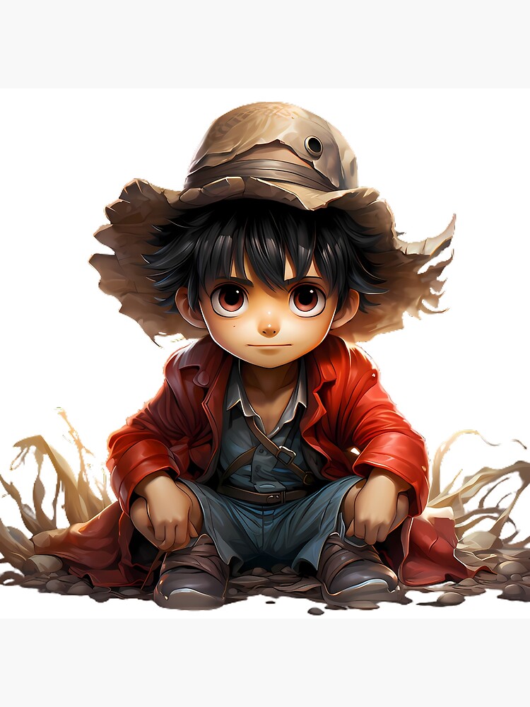 Reimagined Monkey D. Luffy from One Piece Postcard for Sale by