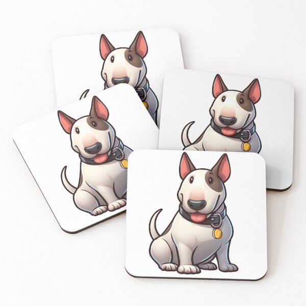 Item preview, Bull Terrier Cartoon  designed and sold by maurirocha.