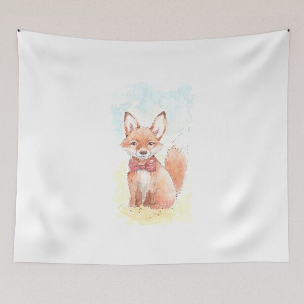 Item preview, Fox in a Bow Tie Watercolour designed and sold by Brett Miley.