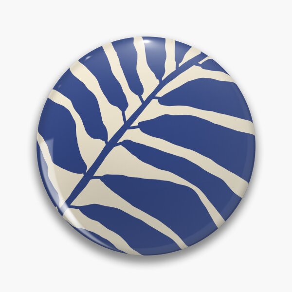 Aperçu de l'œuvre Feuille minimaliste bleue créée et vendue par BurbleCat.