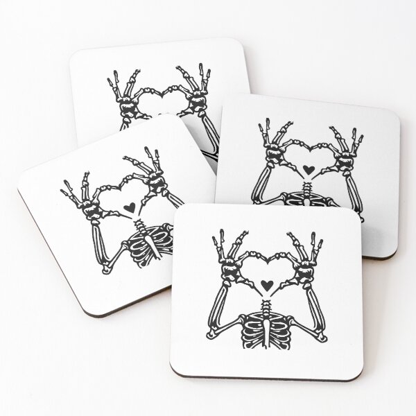 Item preview, Heart Sign on Skeleton Head designed and sold by HcnDesigner.