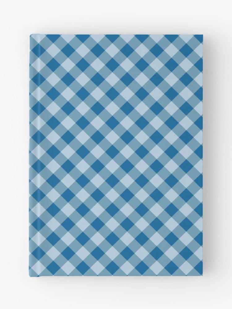 Thumbnail 1 of 3, Journal, Blue Checkered Pattern designed and sold by Patternliss.