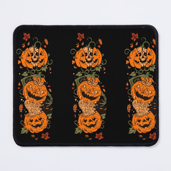 Item preview, SCARY PUMPKINS BLACK HALLOWEEN designed and sold by DadaVa.