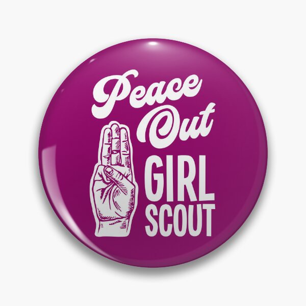 Item preview, Peace Out Girl Scout designed and sold by IfDesignGroup.