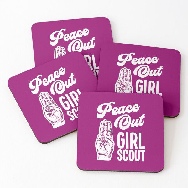 Item preview, Peace Out Girl Scout designed and sold by IfDesignGroup.