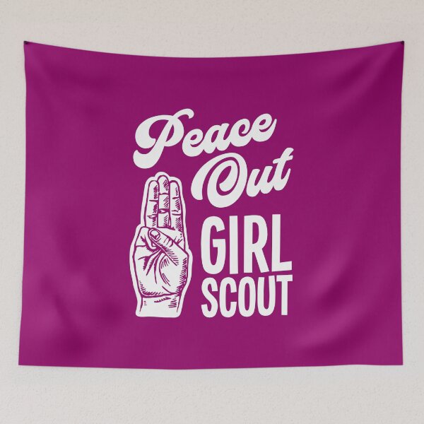 Item preview, Peace Out Girl Scout designed and sold by IfDesignGroup.