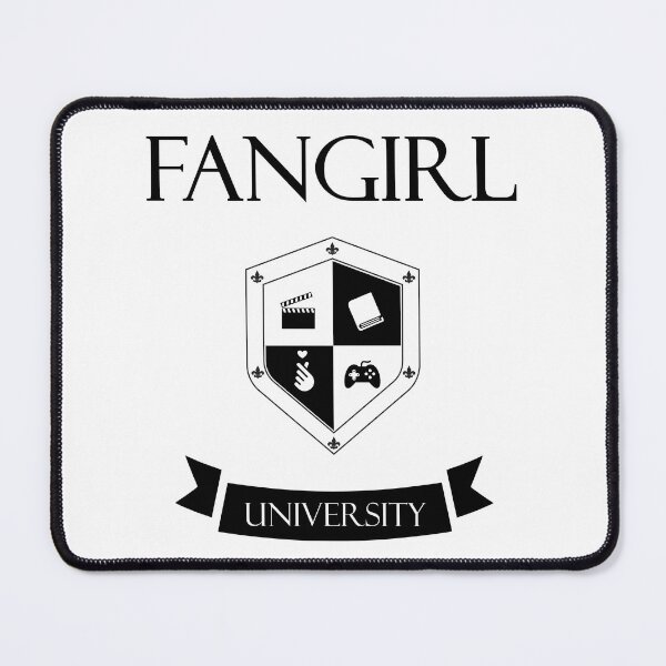 Item preview, Universidad Fangirl - Versión negra designed and sold by Introvert Corner.