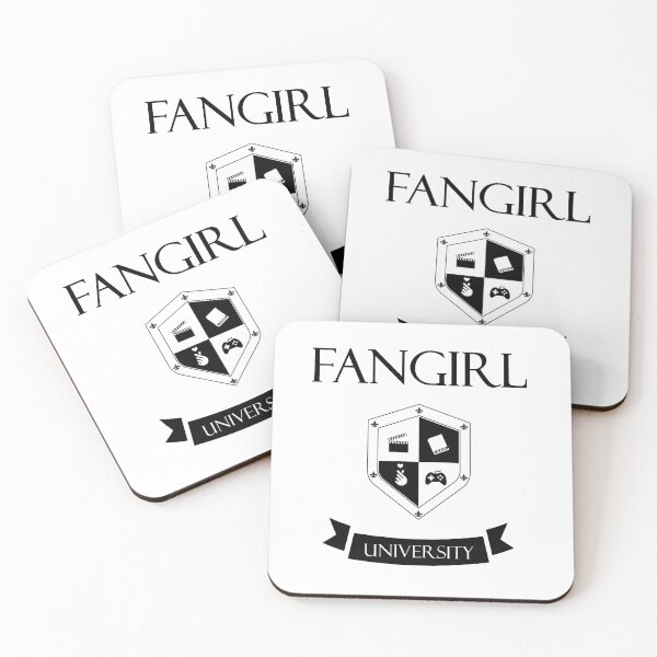 Item preview, Fangirl University - Black Version designed and sold by Introvert Corner.