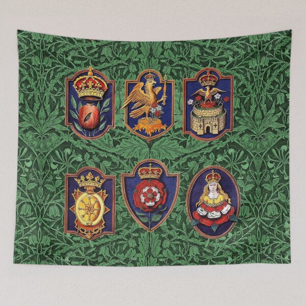 Item preview, Henry VIII Six Tudor Queens Royal Badges designed and sold by Pixelchicken.