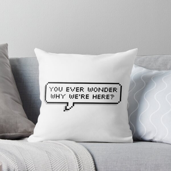 Item preview, you ever wonder why we're here? Pixel speech bubble designed and sold by BashPIXIE.