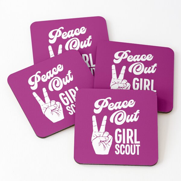 Item preview, Peace Out Girl Scout - Peace Sign designed and sold by IfDesignGroup.