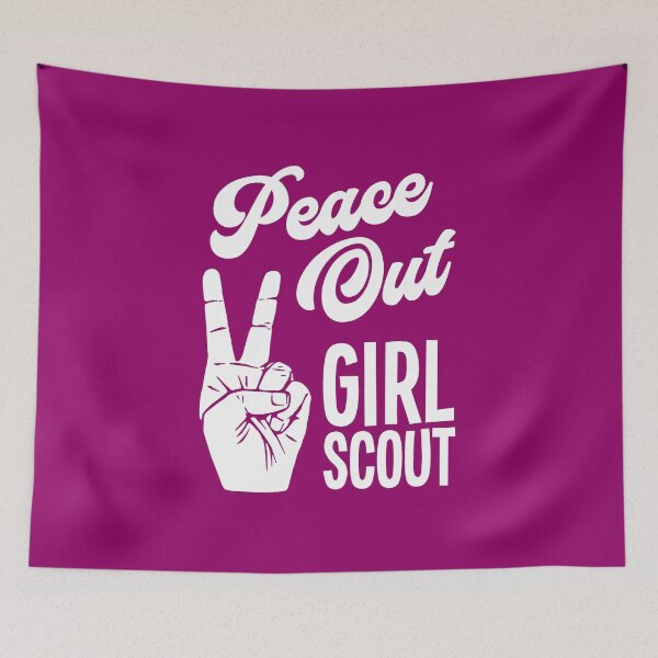 Item preview, Peace Out Girl Scout - Peace Sign designed and sold by IfDesignGroup.