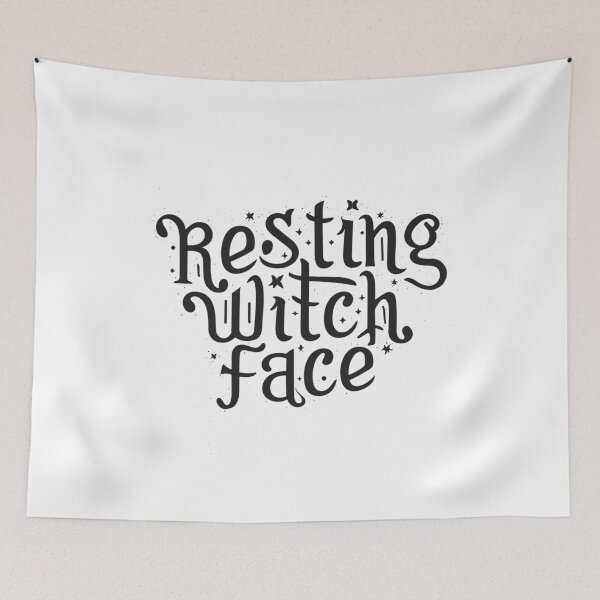 Item preview, Resting Witch Face designed and sold by Frank Ring.