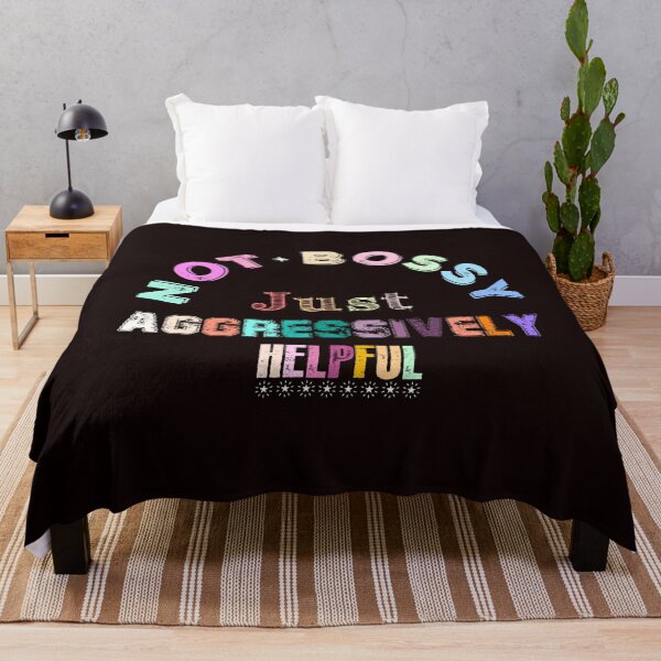 Item preview, Not Bossy, Just Aggressively Helpful Funny designed and sold by AJ DESIGN.