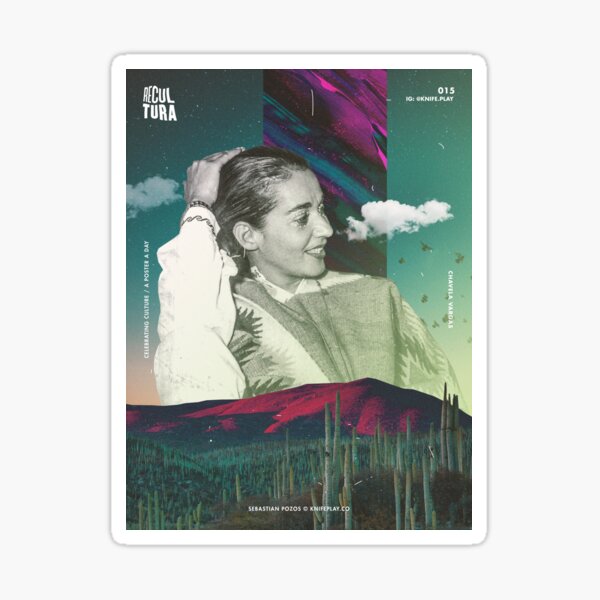 Chavela Vargas - Recultura 015 Sticker