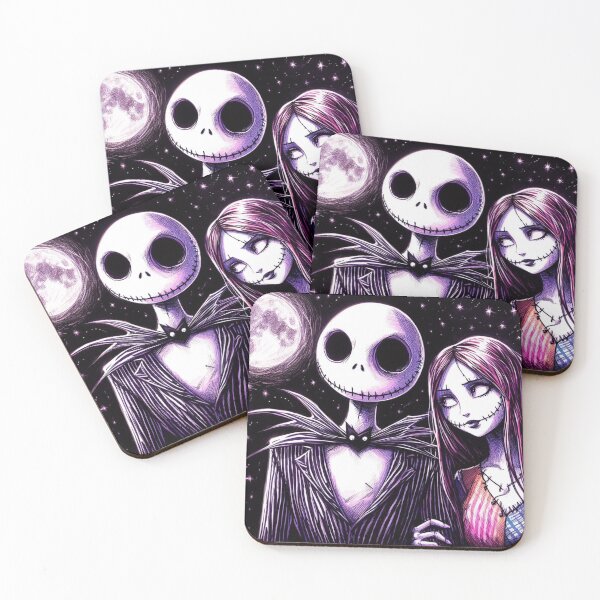 Item preview, JACK & SALLY  "Enchanting Halloween Town: The Nightmare Before Christmas" designed and sold by lujubraga.