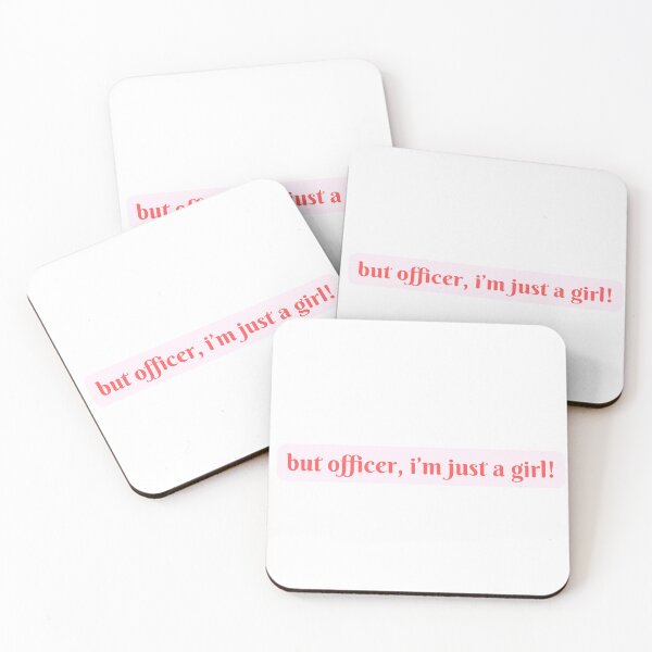 Item preview, but officer, i'm just a girl!  designed and sold by hanritchie.
