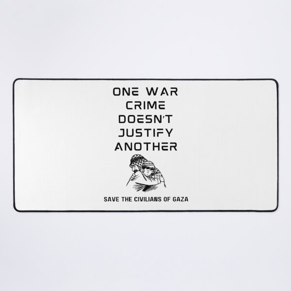 Item preview, One War Crime Doesnt Justify Another. Save The Civilians Of Gaza designed and sold by Rebel-Design.
