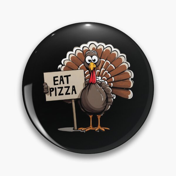 Item preview, Save A Turkey Eat Pizza Funny Thanksgiving  designed and sold by MKCollabs.
