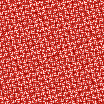 Artwork thumbnail, Red Rope Pattern by Patternliss