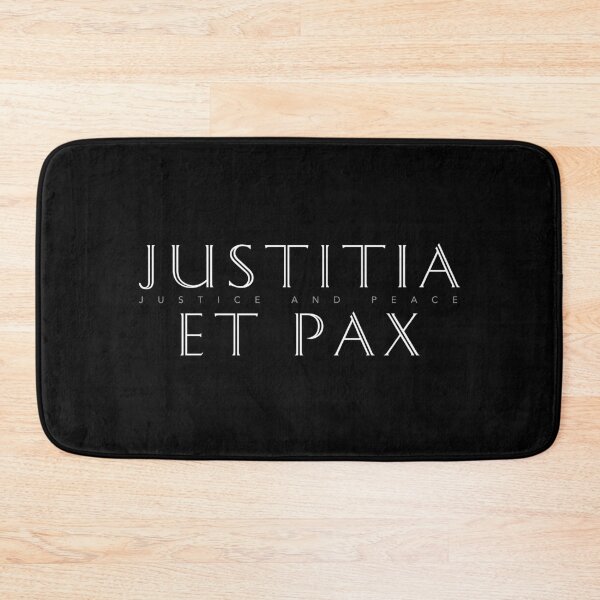 Item preview, Latin Inspirational Quote: Justitia et Pax (Justice and Peace) designed and sold by Elvin Dantes.