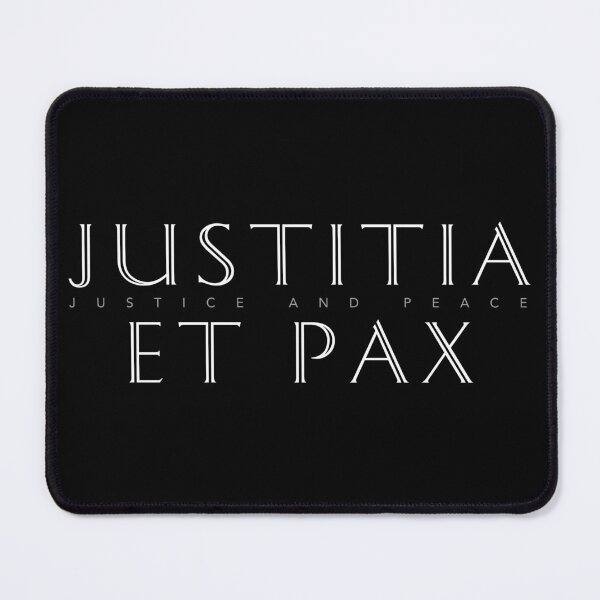 Item preview, Latin Inspirational Quote: Justitia et Pax (Justice and Peace) designed and sold by Elvin Dantes.