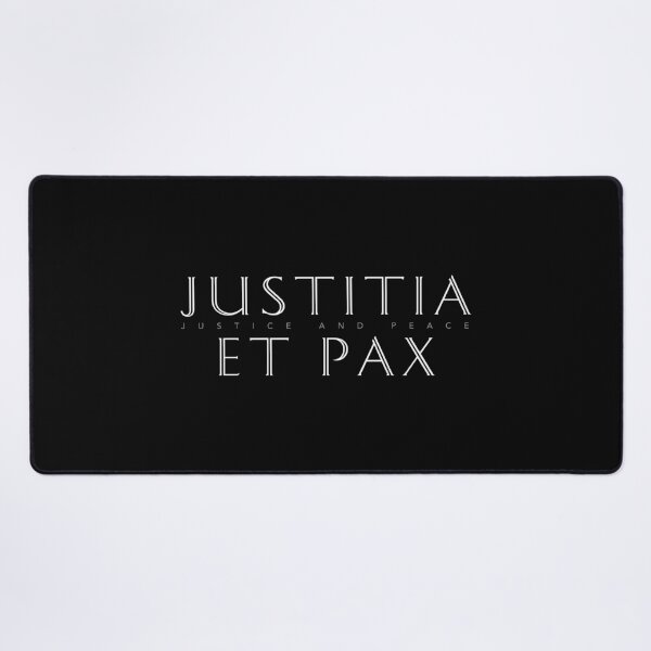 Item preview, Latin Inspirational Quote: Justitia et Pax (Justice and Peace) designed and sold by Elvin Dantes.