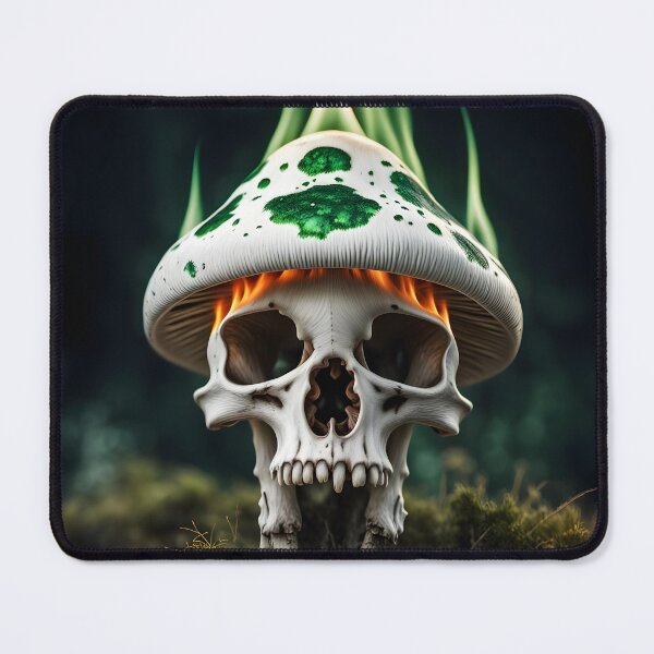 Item preview, Green Devil's Skull Shroom designed and sold by NeatSplash.