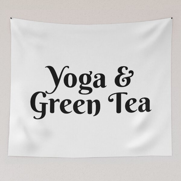 Item preview, Yoga and Green Tea designed and sold by Inspirationmotivation.