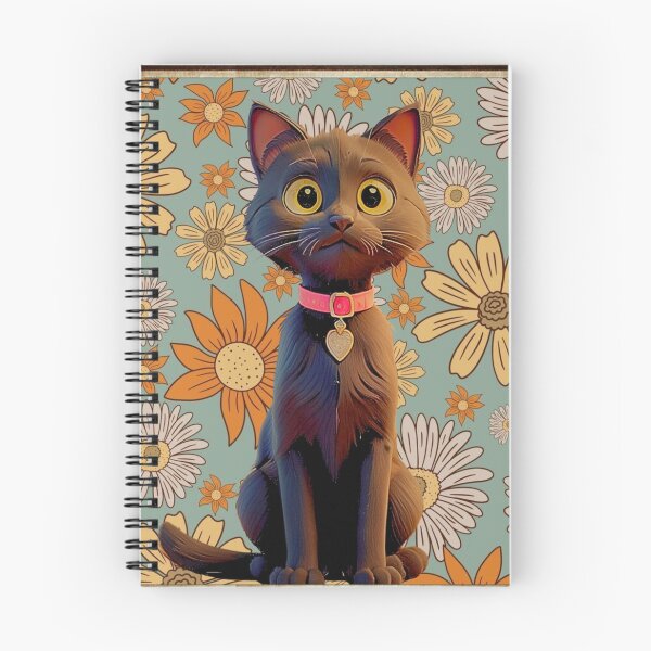 Item preview, A sleek black cat surrounded by vibrant flowers designed and sold by TNWOD.