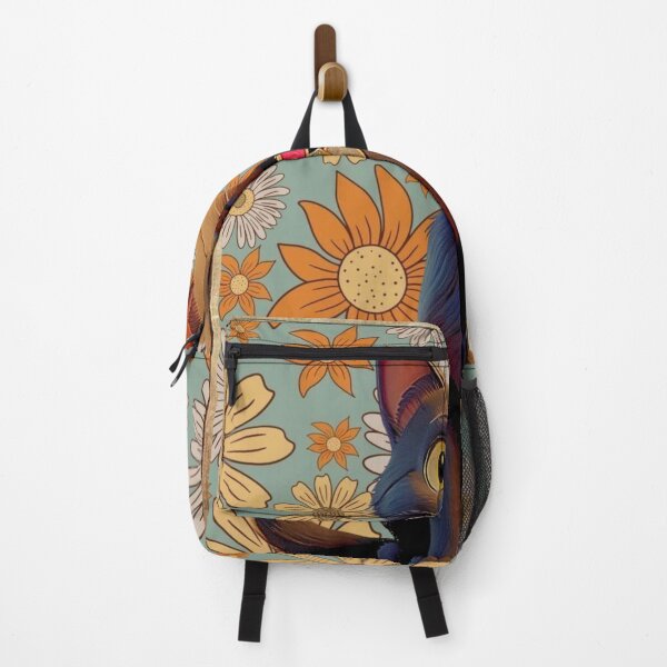 Item preview, A sleek black cat surrounded by vibrant flowers designed and sold by TNWOD.
