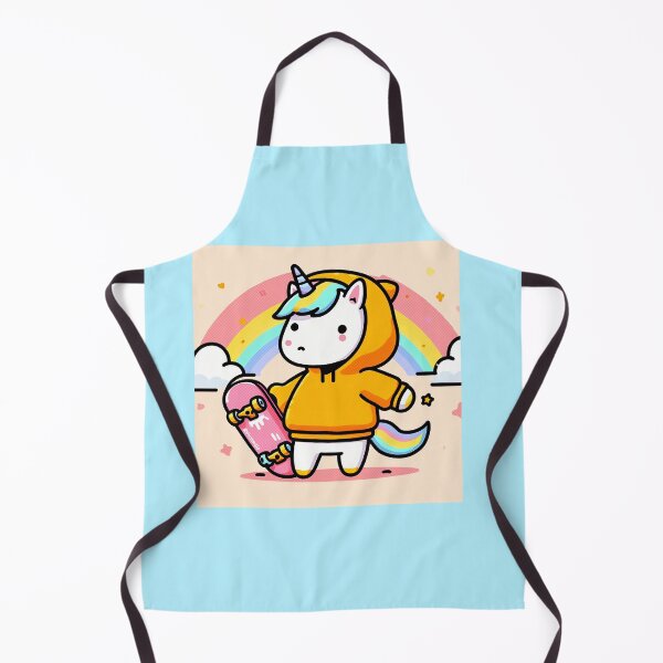 Item preview, Rainbow Unicorn Skateboarding designed and sold by FunnehGacha.