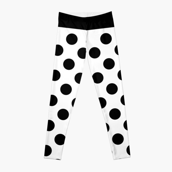 Black & White Polka Dots Leggings