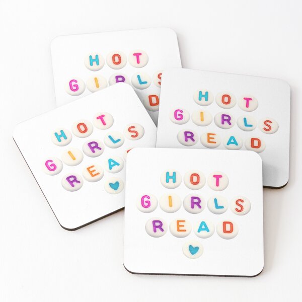 Item preview, HOT GIRLS READ  designed and sold by metromuse.