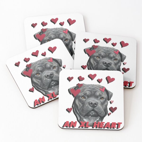 Item preview, XL Bully - An XL Heart designed and sold by Bulldog-Brohood.