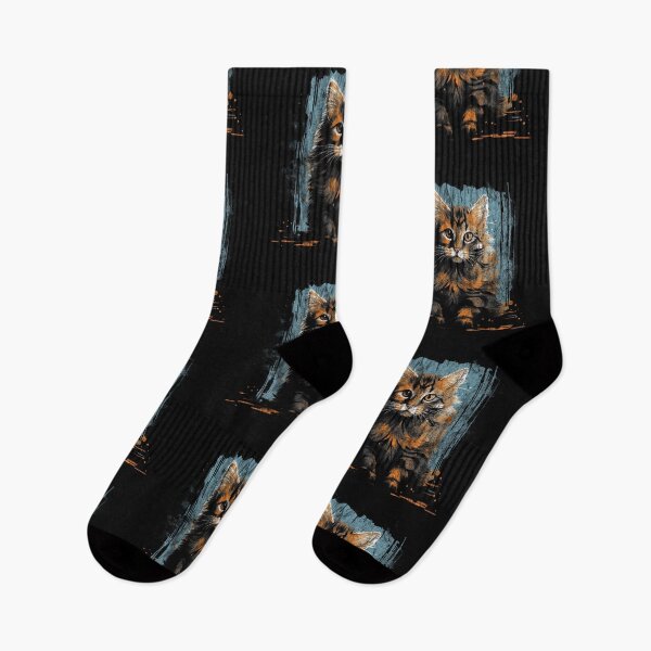 Item preview, A Ragamuffin Cat - Street Art Vintage Distressed  designed and sold by GVRDesign.