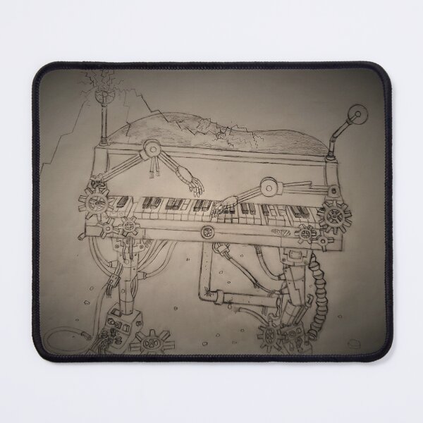 Item preview, The Dark Steampunk Electro-Piano 1900-2 Machine (Broken) Inspired by Scott Joplin's "The Entertainer" designed and sold by GrudleBay.