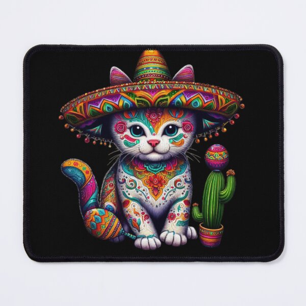 Item preview, Mexican Artisanal Kitten: A Touch of Realism and Tradition designed and sold by PatyCreations.