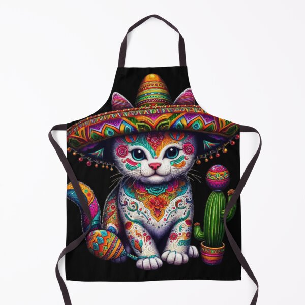 Item preview, Mexican Artisanal Kitten: A Touch of Realism and Tradition designed and sold by PatyCreations.