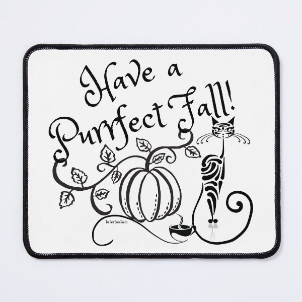 Item preview, A Purrfect Fall - White designed and sold by DarkGreenSoul.